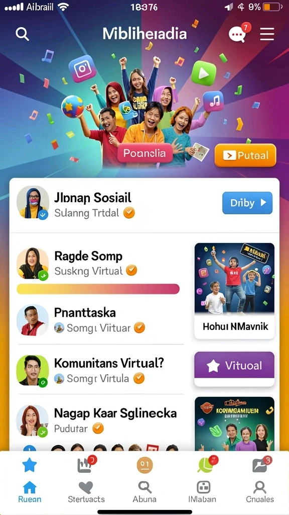 d73 - Tampilan antarmuka yang ramah pengguna dan mudah dinavigasi.