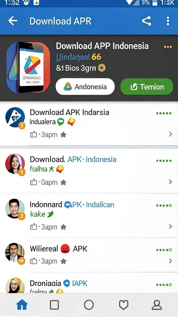 f200m - Fitur sosial yang memungkinkan interaksi dengan pemain lain.
