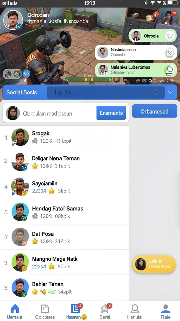 rsnvip6 - Tangkapan layar memperlihatkan leaderboard pemain terbaik.