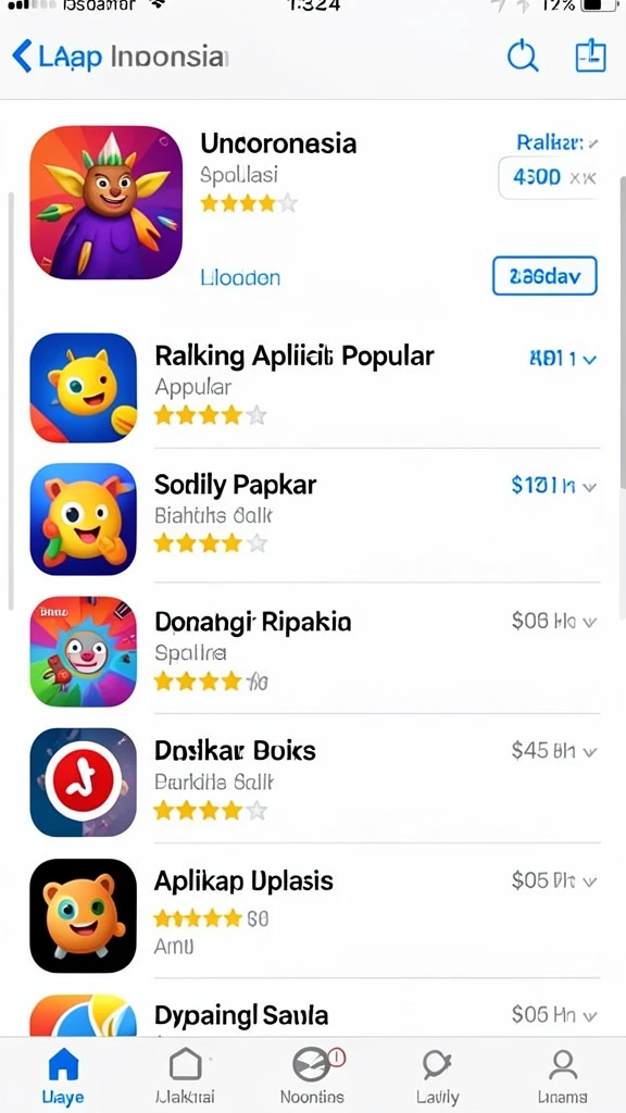 sinte4d - Tampilan awal permainan dengan karakter yang menarik.